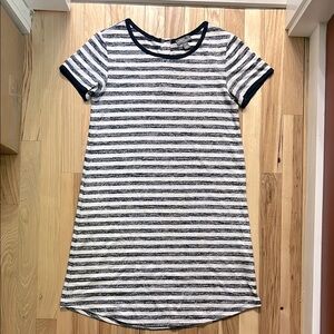 Market & Spruce Navy and White Striped Dress